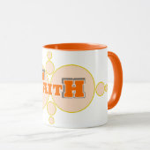 少しずつあるいは多く マグカップ (正面右)