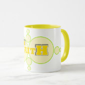 少しずつあるいは多く マグカップ (正面右)