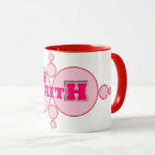 少しずつあるいは多く マグカップ (正面右)