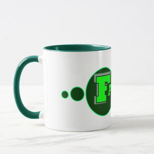 少しずつあるいは多く マグカップ (左)