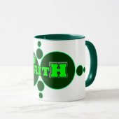 少しずつあるいは多く マグカップ (正面右)