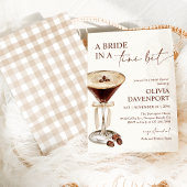 少しだけエスプレッソマティーニの花嫁のシャワー 招待状