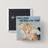 少しでも救済も早く 缶バッジ (正面&裏面)