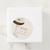 少しのエスプレッソマティーニ ブライダルシャワー フェイバータグ (インサイチュ)