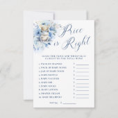 少しのプリンス ロイヤル ブルー シャワー 価格は適切 招待状 (正面)