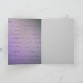 少しのライラック カード (内部)