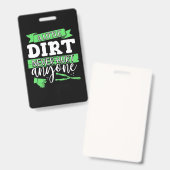 少しの汚れは誰にも害はない バッジ (正面＆裏面)