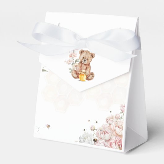 「少しの蜂蜜が届く」お礼の箱 フェイバーボックス (正面サイド)