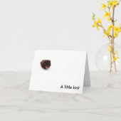 "少しは失った" カード (黄色い花)