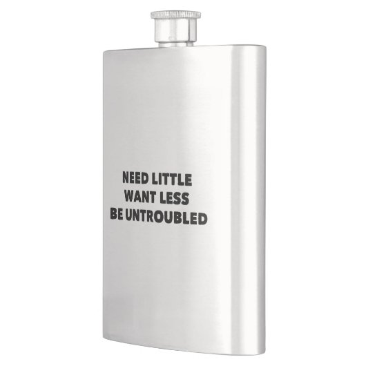 少しも困らないことを望む必要がない フラスク (左)