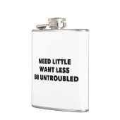 少しも困らないことを望む必要がない フラスク (左)