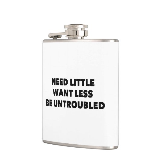少しも困らないことを望む必要がない フラスク (左)