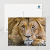 少しも驯されていない - モチベーションを高める名言 + あなたの写真 ポストカード (正面/裏面)