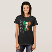 少しアイルランド語の今日エレファントおもしろいSt patricks Tシャツ (正面フル)