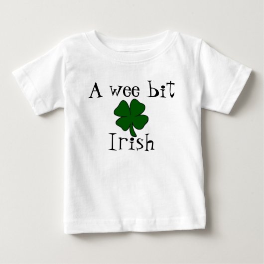 少しアイルランド語 ベビーTシャツ (正面)