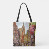 少しイタリアの行先|ニューヨークシティの眺め トートバッグ (裏面)