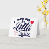 少しインド カード (黄色い花)