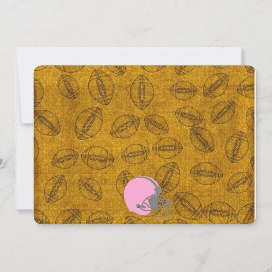 少しオールスターのテーマの女の子のベビーシャワーの招待状 招待状 (裏面)