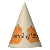 少しカボチャ最初誕生日の帽子 パーティーハット (正面)