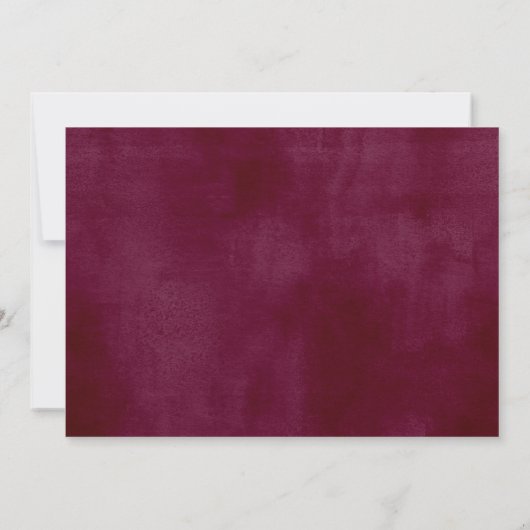 少しカボチャ秋の性は花柄を明らかにします 招待状 (裏面)