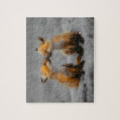 少しキツネ愛 ジグソーパズル (縦)