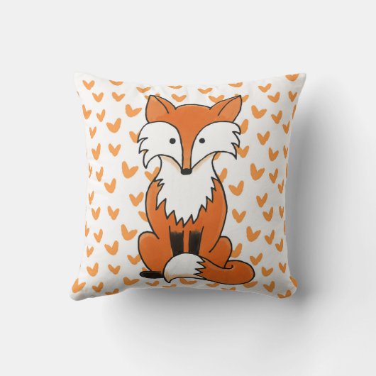 少しキツネ クッション (裏面)