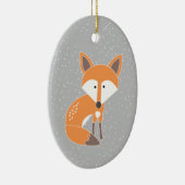 少しキツネ セラミックオーナメント (右)