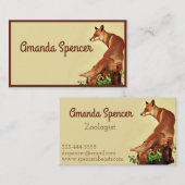 少しキツネ 名刺 (正面/裏面)