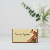 少しキツネ 名刺 (スタンド正面)