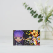 少しクッキーのアジア女の子のファンタジーの名刺4 名刺 (スタンド正面)