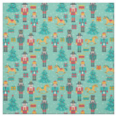 少しクリスマスのくるみ割り ファブリック (見本)