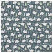 少しクリスマスのバニー ファブリック (見本)