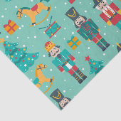 少しクリスマスのフェスティバルのくるみ割り 薄葉紙 (詳細)