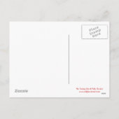 少しクリスマスの妖精の郵便はがき シーズンポストカード (裏面)