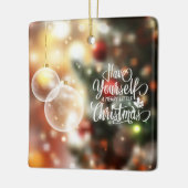 少しクリスマスをメリー過ごす|オーナメント セラミックオーナメント (左)