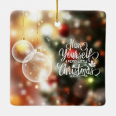 少しクリスマスをメリー過ごす|オーナメント セラミックオーナメント (裏面)