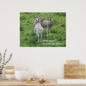 少しサポートすれば大きな違いが生まれる。ポスター ポスター (キッチン)