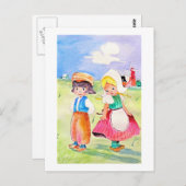 少しシャイな葉書 ポストカード (正面/裏面)