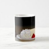 少しチーズケーキはどうですか。 コーヒーマグカップ (中央)