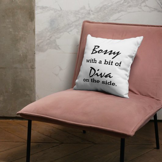 少しディヴァのトレンディーでボッシーモダン クッション