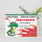 少しドラゴンの招待状 招待状 (スタンド正面)