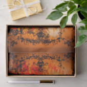 少しドラゴンを持つかわいい妖精 薄葉紙 (ギフト)