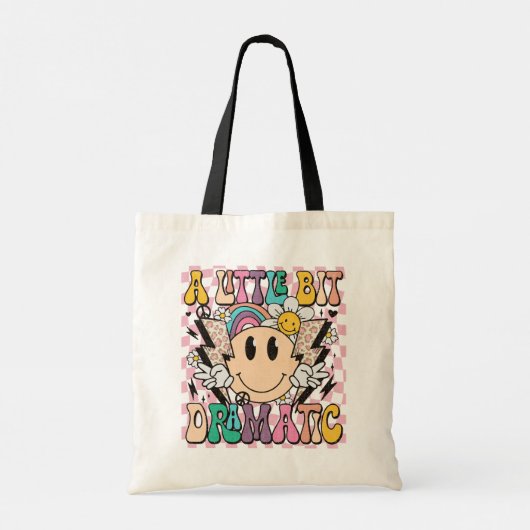 少しドラマチックなグルーヴおもしろいィーことわざ トートバッグ (裏面)