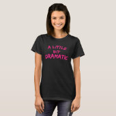 少しドラマチックなハロウィーンの女の子 Tシャツ (正面フル)