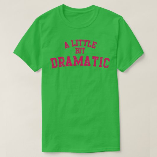 少しドラマチックな Tシャツ (デザイン正面)