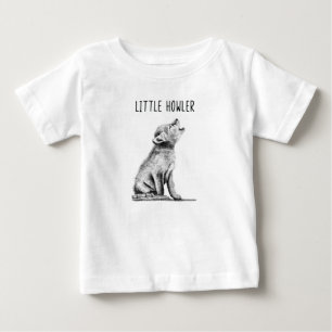 少しハウラーのオオカミカブスのベビーのTシャツ ベビーTシャツ