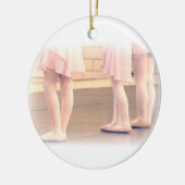 少しバレエの足 セラミックオーナメント (左)
