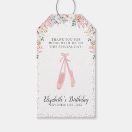 少しバレリーナありがとう ギフトタグ