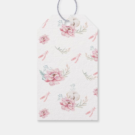 少しバレリーナありがとう ギフトタグ (裏面)