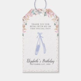 少しバレリーナありがとう ギフトタグ